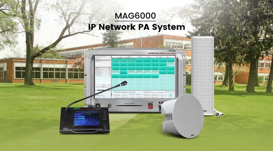 MAG6000 IP Network PA System for Schools